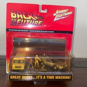 Vintage Back to the future die-cast toy